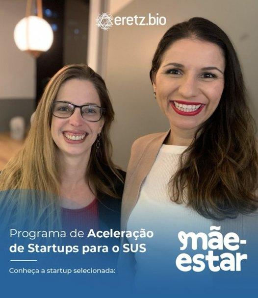 Fundadoras da Mãe-Estar no evento do Hospital Israelita Albert Einstein